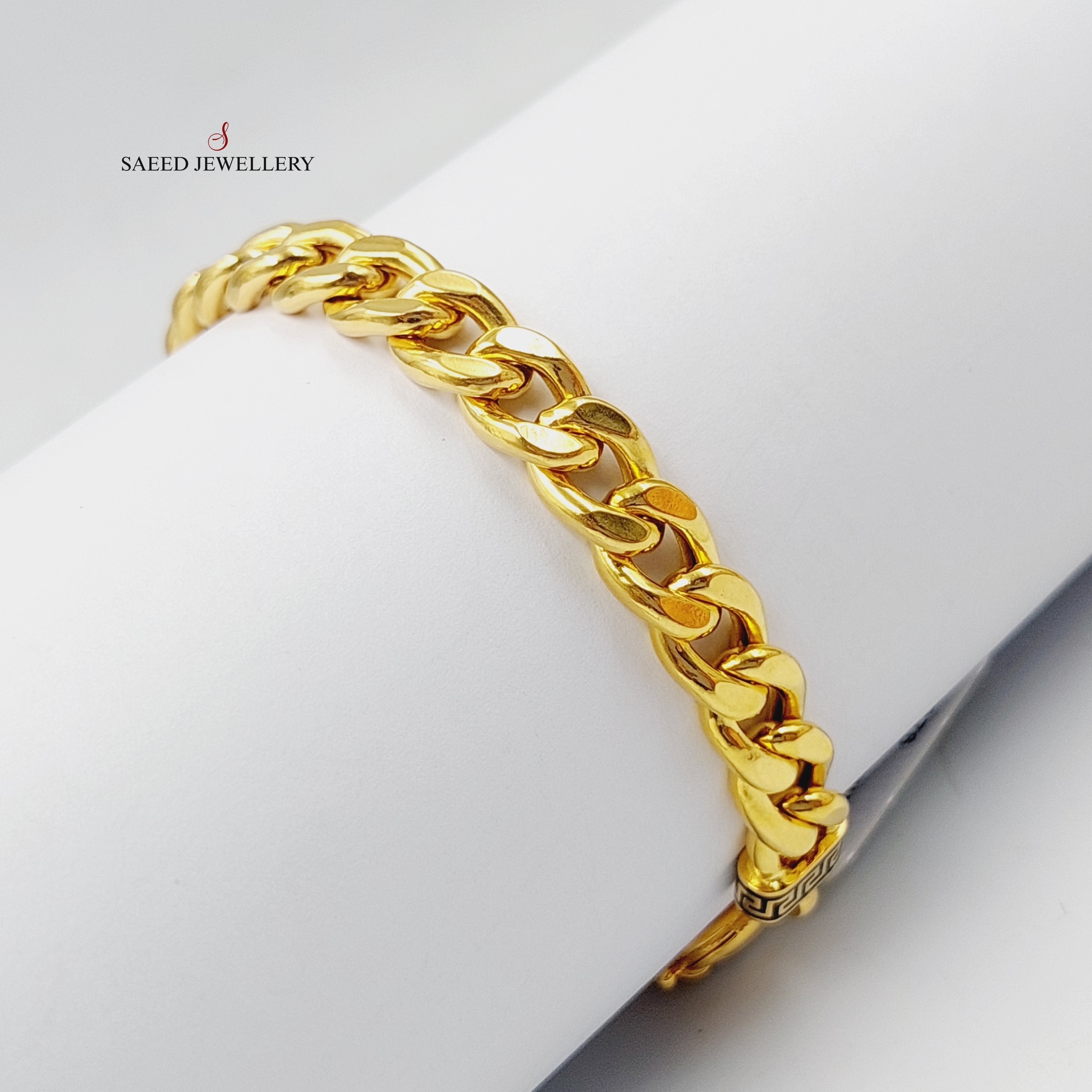 Stylish Enameled Cuban Link Bracelet for Men & Women - Trendy Hip Hop Jewelry Gift for Parties & Everyday Wear
