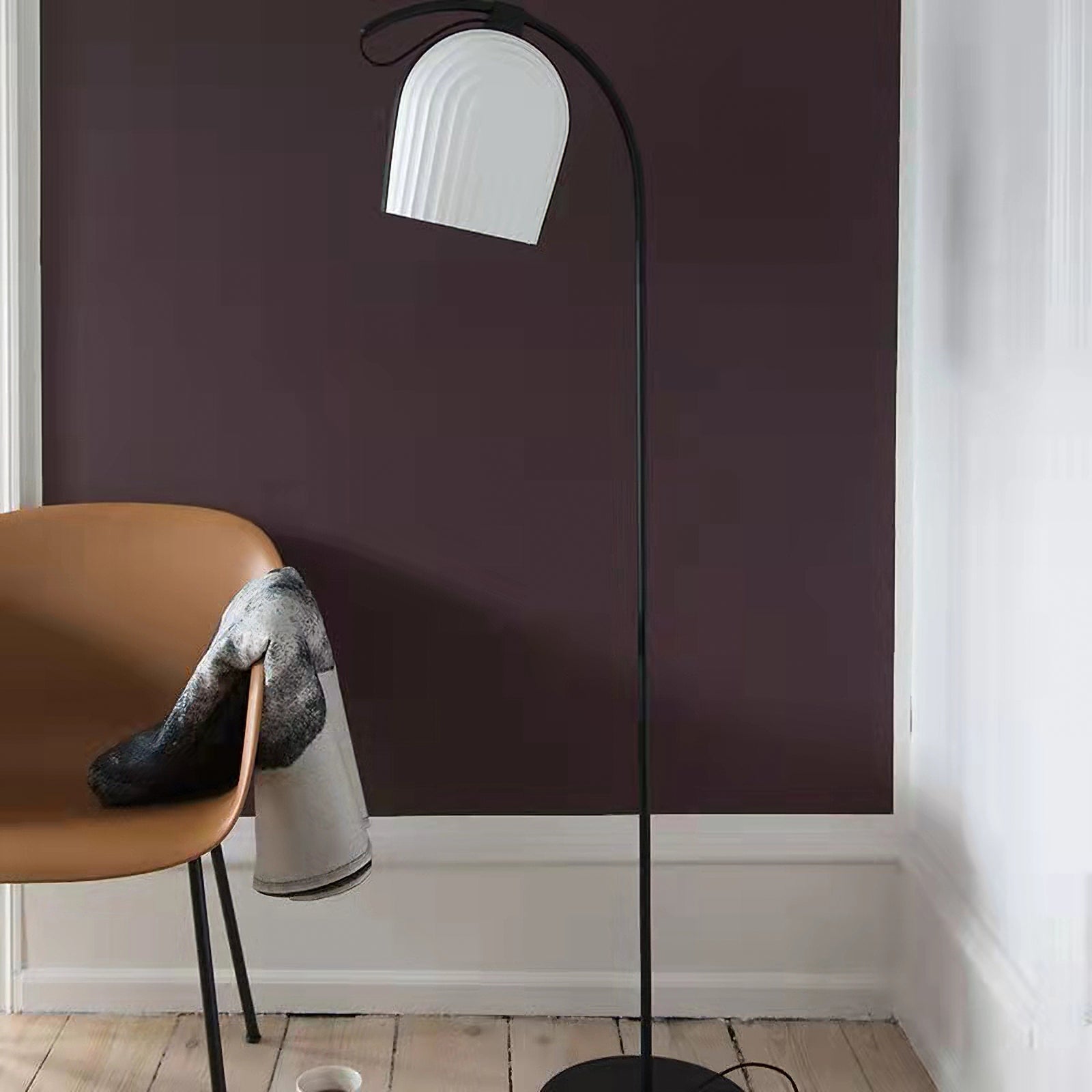 Modern Arc Floor Lamp for Living Room - Adjustable LED Standing Light with Remote Control, Perfect for Reading, Lounge & Bedroom Decor