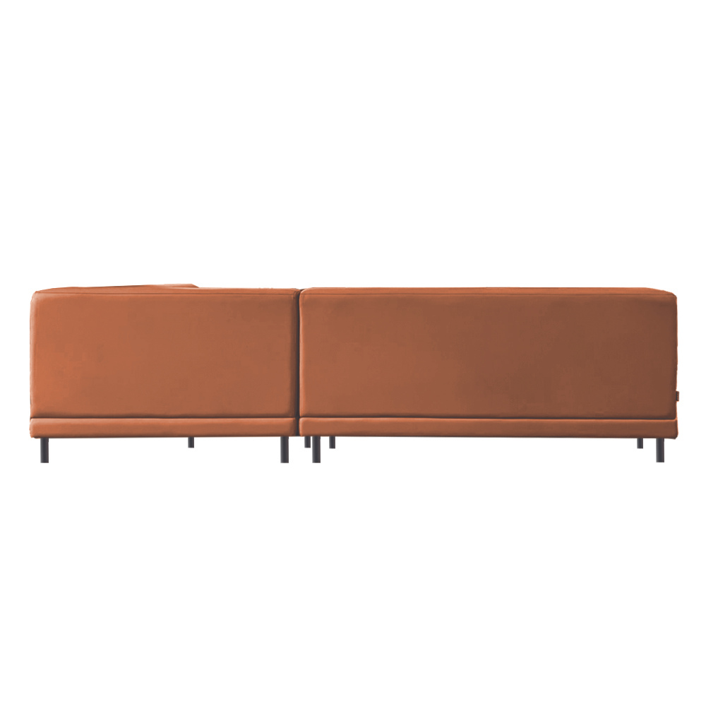 Stylish Hemlock Right Chaise Sofa - Modern Sectional Couch for Living Room, Lounge & Home Theater - Comfortable Fabric Upholstered Furniture for Relaxing & Entertaining