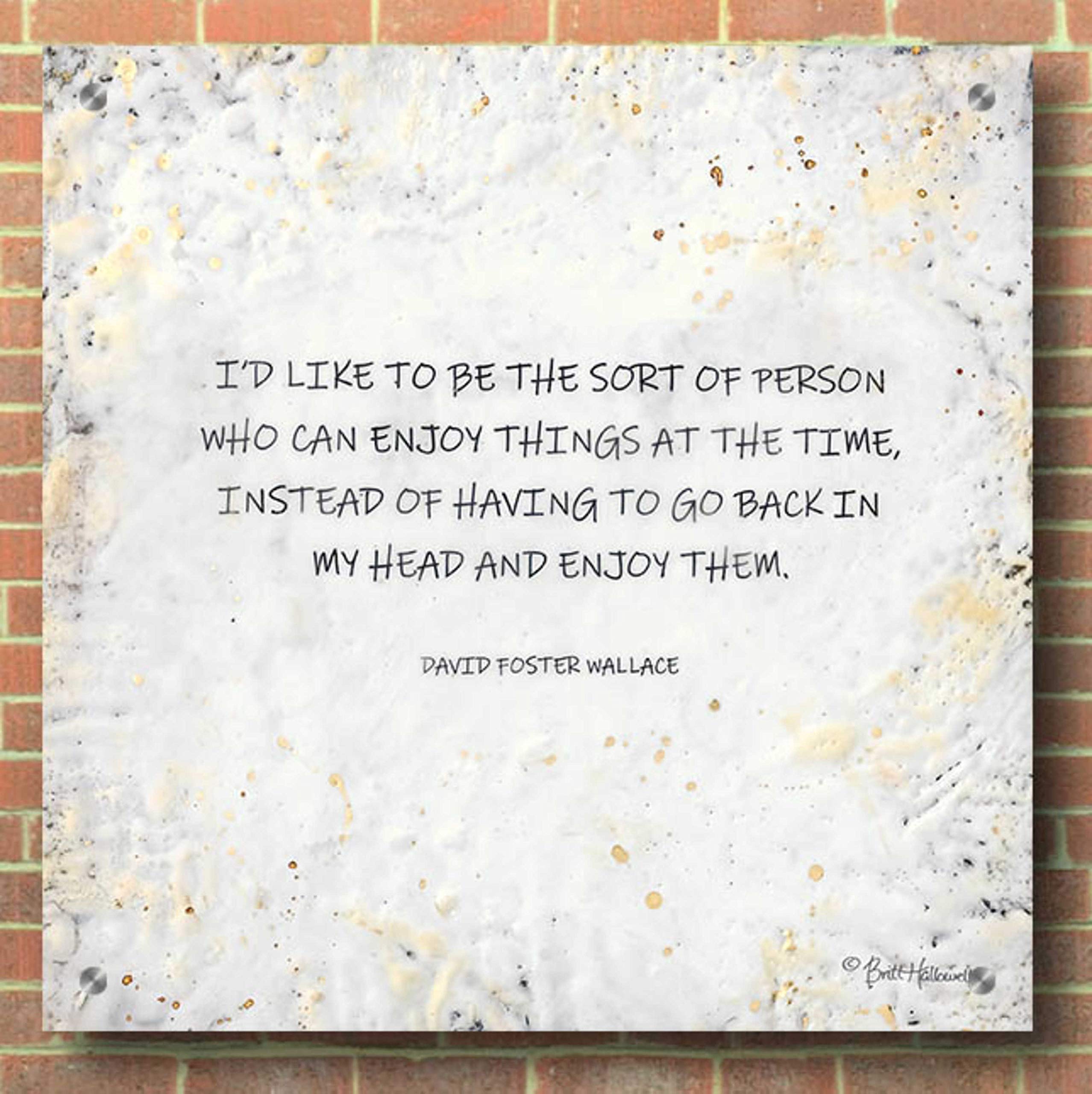Epic Art 'I'd Like to Be' by Britt Hallowell - 36x36 Inch Acrylic Glass Wall Decor - Modern Abstract Painting for Living Room, Bedroom & Office Decor