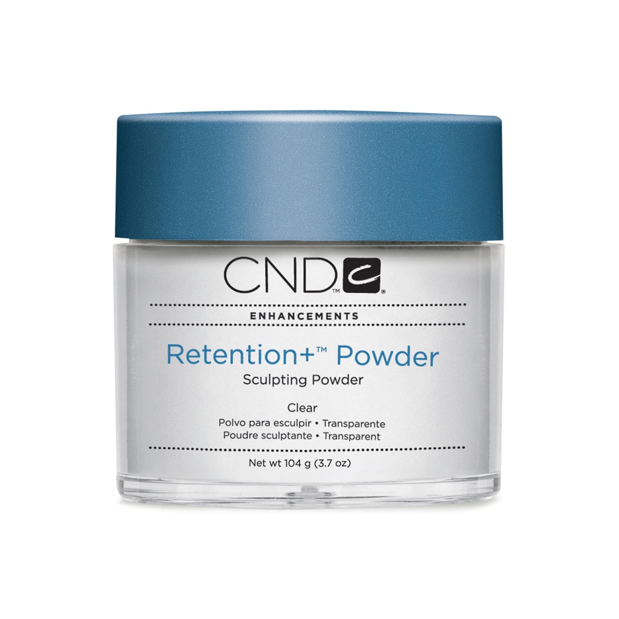 CND Enhancements Retention+ Sculpting Powder - 3.7 fl oz Nail Sculpting & Extension Powder for Professional Salon & DIY Manicure - Perfect for Acrylic Nails, Gel Extensions & Nail Art