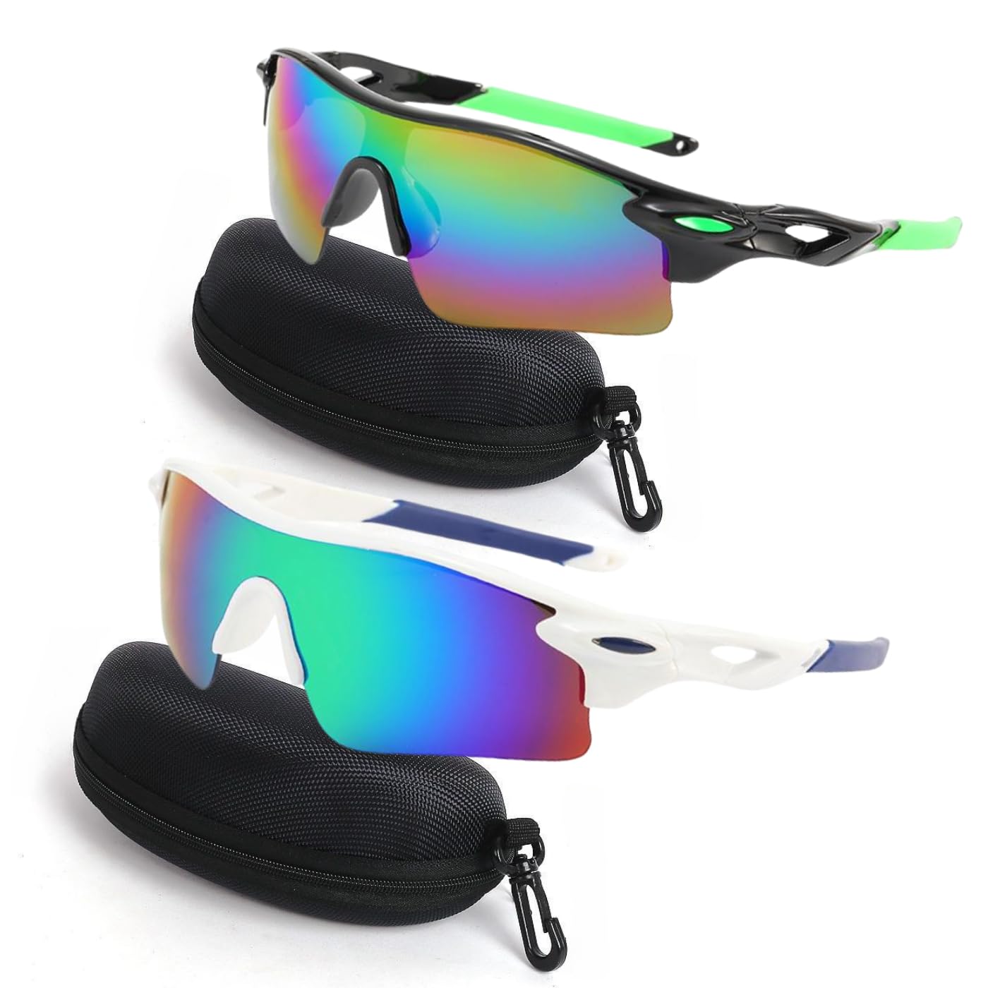 UV400 Polarized Kids Sunglasses for Boys & Girls Ages 3-12 - Baseball, Softball, Cycling & Golf Sunglasses for Youth - Perfect for Outdoor Sports & Summer Activities