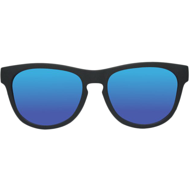 Classic (8-12) Galaxy Black/Polarized Blue Sunglasses - UV Protection, Polarized Lenses for Men & Women - Perfect for Driving, Beach, and Outdoor Activities