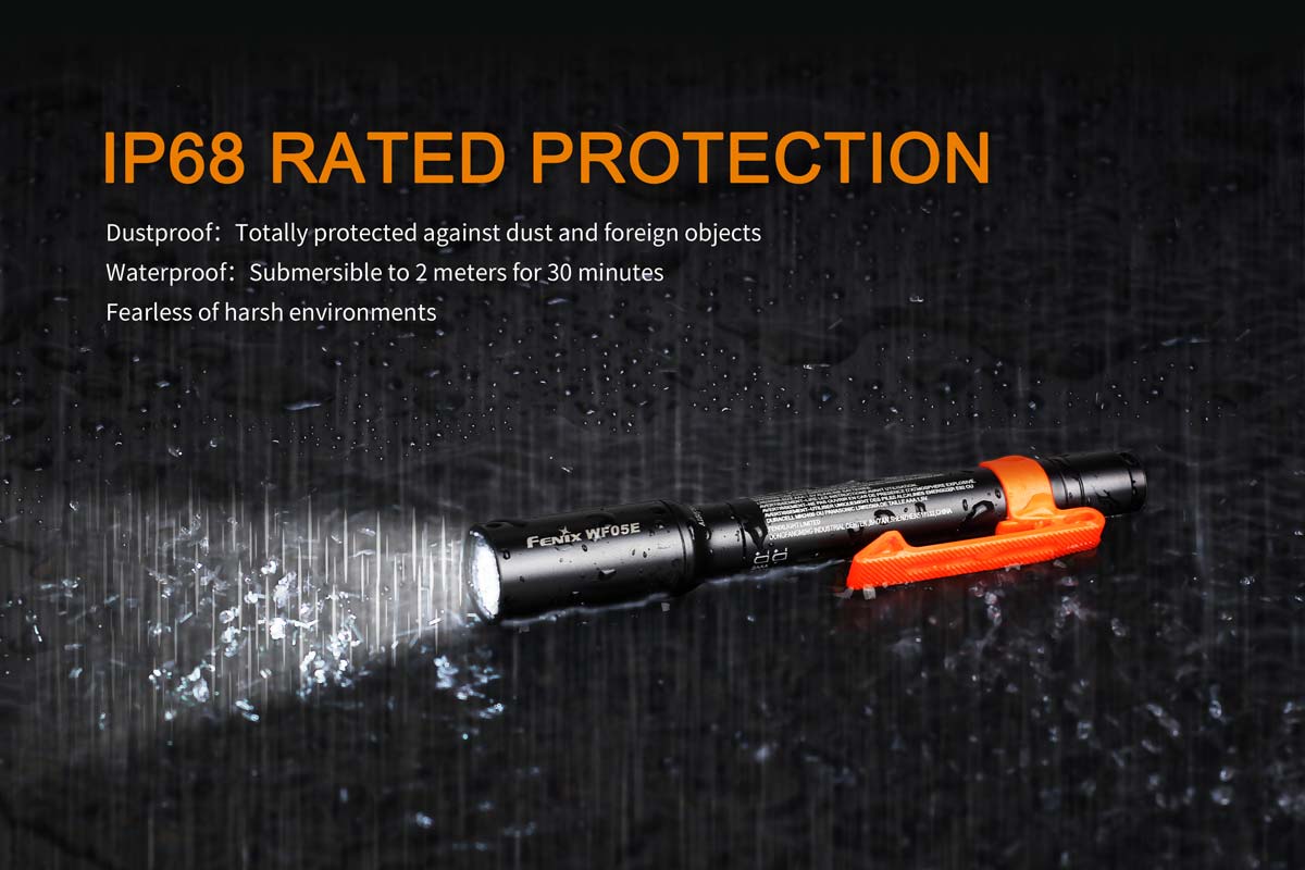 Fenix WF05E Intrinsically Safe Flashlight - Explosion Proof LED Work Light for Hazardous Areas | Perfect for Oil Rig, Mining, Chemical Plant & Emergency Use
