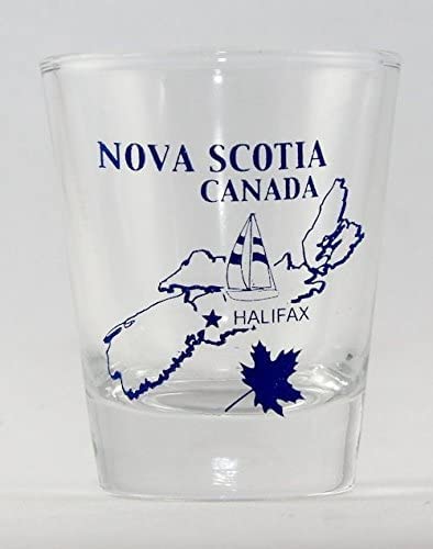 Nova Scotia Canada Collectible Shot Glass - 7 in Series of 13 - Perfect for Bar Decor, Souvenirs & Whiskey Tasting