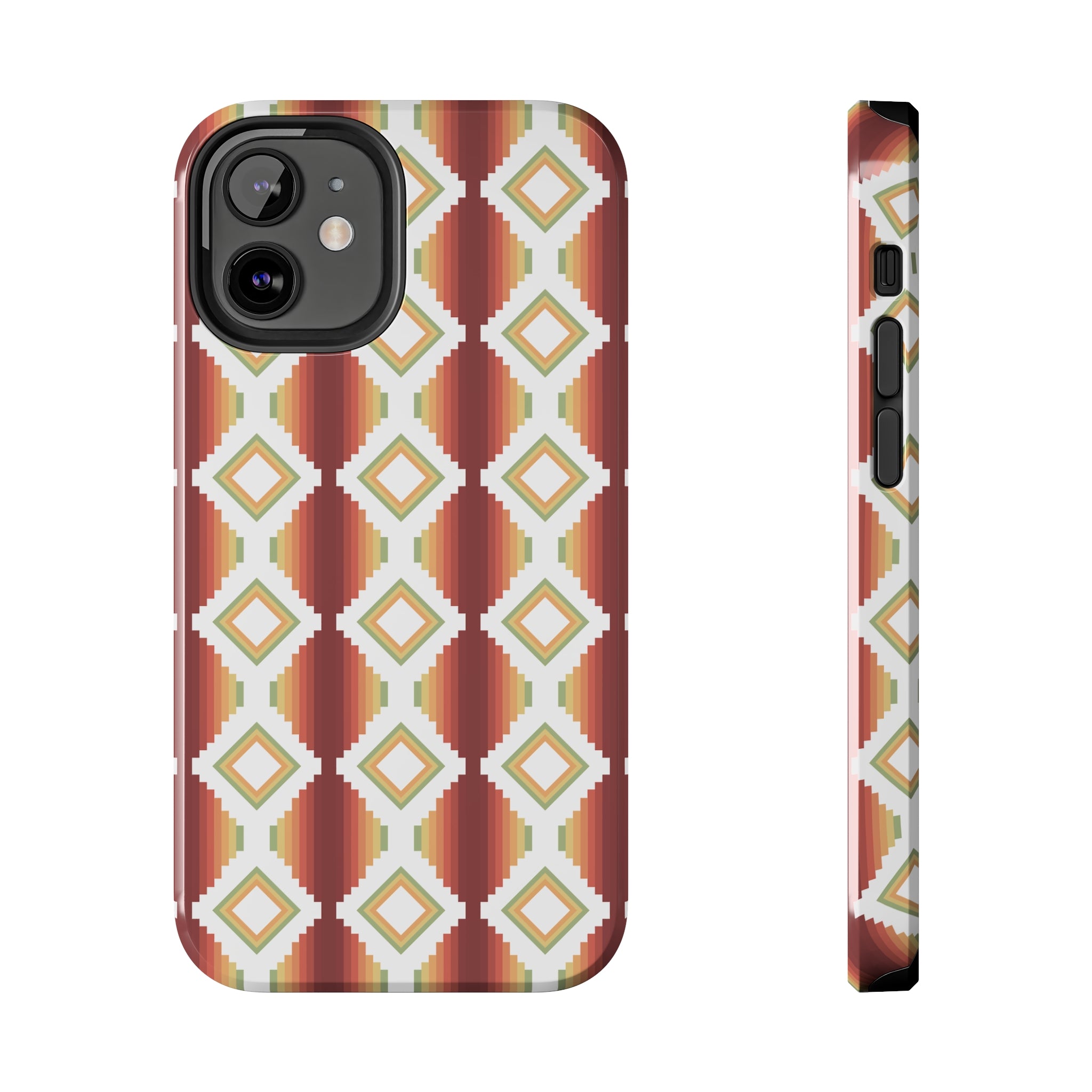 Durable Southwestern Rio Boho Hard Phone Case - Shockproof & Stylish Protection for iPhone & Samsung | Perfect for Travel, Outdoor Adventures & Everyday Use