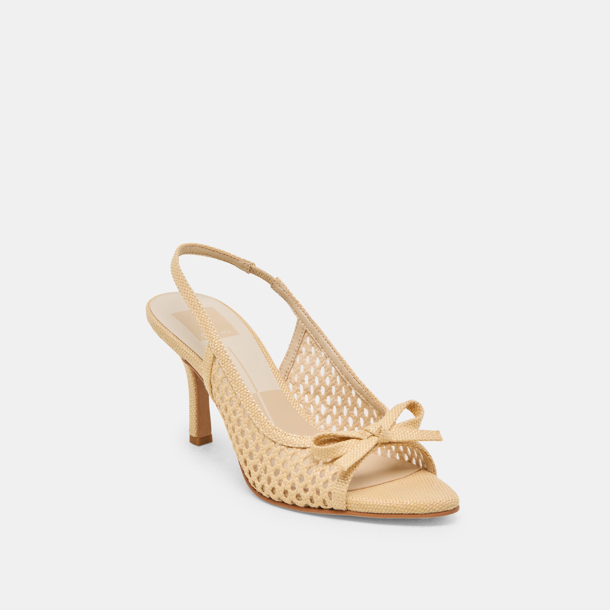 MORELA Women's High Heels - Natural Raffia Wedge Sandals for Summer | Comfortable Beach Wedding Party Shoes | Perfect for Outdoor Events, Vacations & Date Nights
