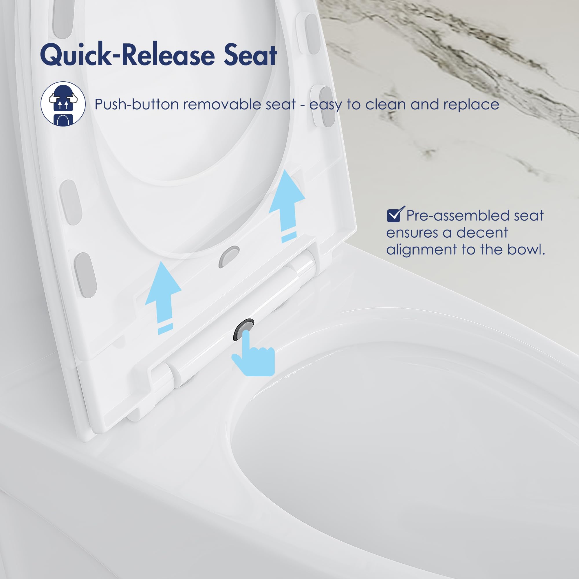 Eridanus Elongated One Piece Toilet - 1.1/1.6 GPF Dual Flush, 12