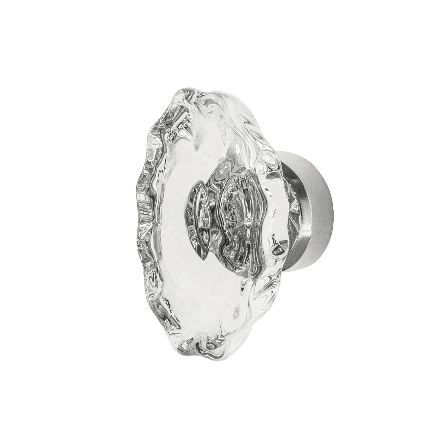 Chateau Crystal 1 3/4 Inch Cabinet Knob - Bright Chrome Finish - Elegant Hardware for Kitchen Cabinets, Dressers & Bathroom Vanities