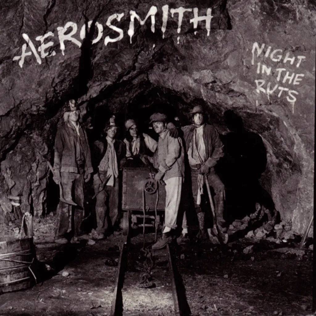 Aerosmith Night In The Ruts Vinyl Record - Capitol Records Official Album, Classic Rock Music for Home Listening & Party Playlist
