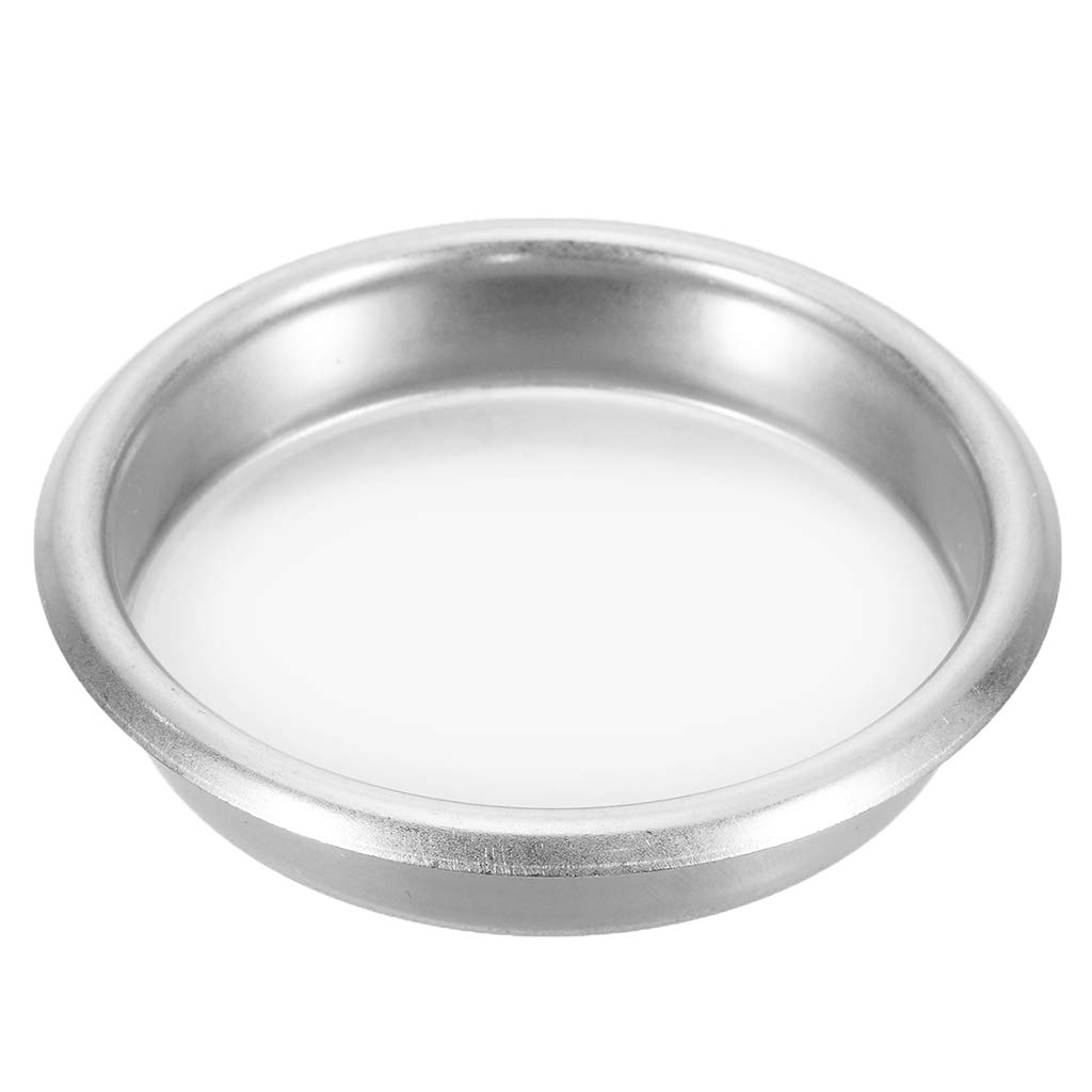 HELYZQ 58mm Stainless Steel Espresso Backflush Basket - Professional Blind Filter for Coffee Machine Cleaning & Maintenance (Ideal for Baristas & Home Brewing)