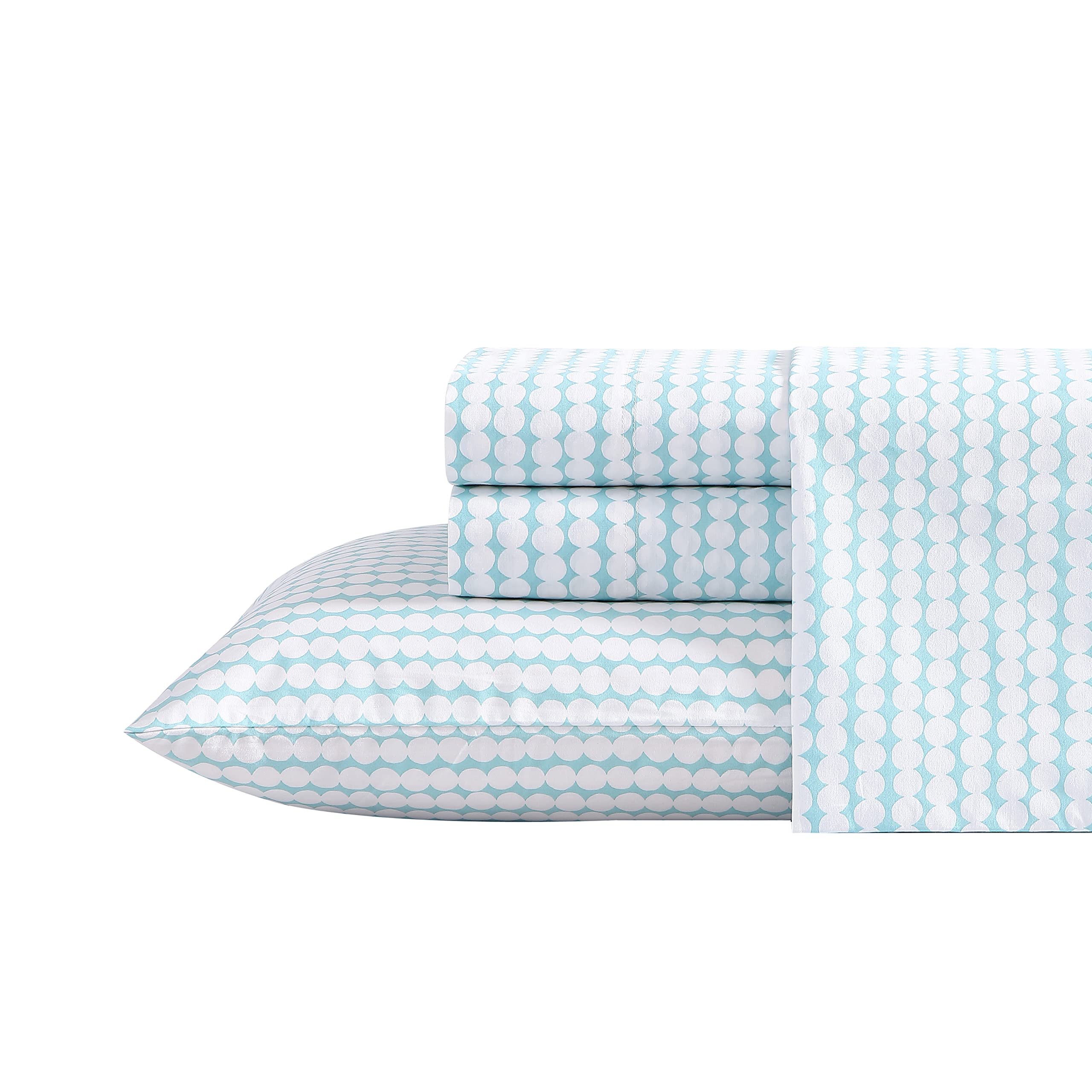 Marimekko King Cotton Percale Sheets - Crisp Cool Bedding for Home Decor
