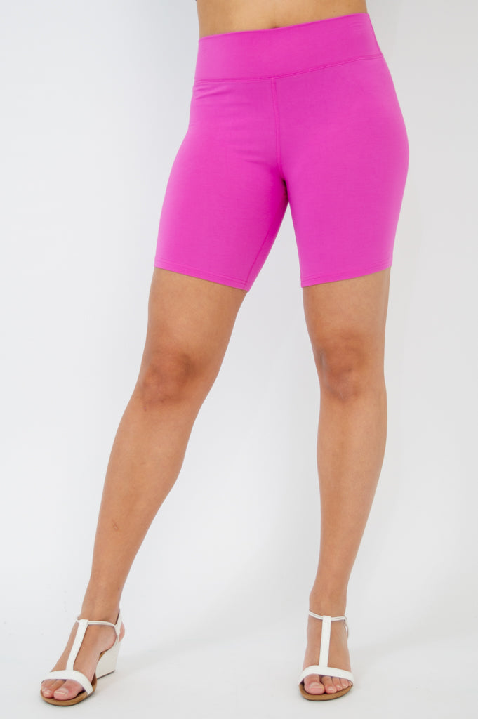 Hallie Women's Soft Bamboo Shorts - Breathable & Comfortable Lounge Shorts in Pink - Perfect for Yoga, Running, and Summer Casual Wear