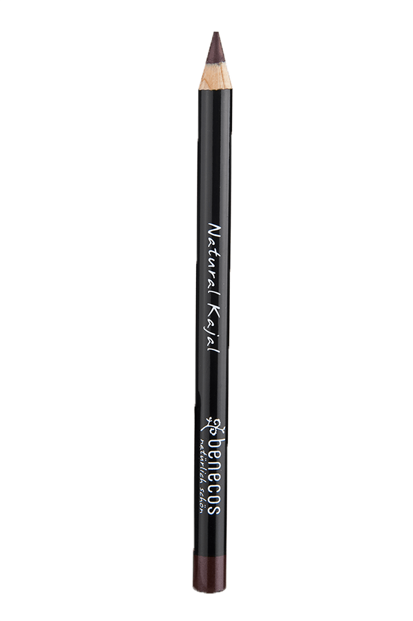 Benecos Natural Kajal Eyeliner - Vegan & Cruelty-Free Brown Eye Pencil for Sensitive Eyes | Smudge-Proof & Long-Lasting Makeup | Perfect for Everyday Wear, Night Out & Special Occasions
