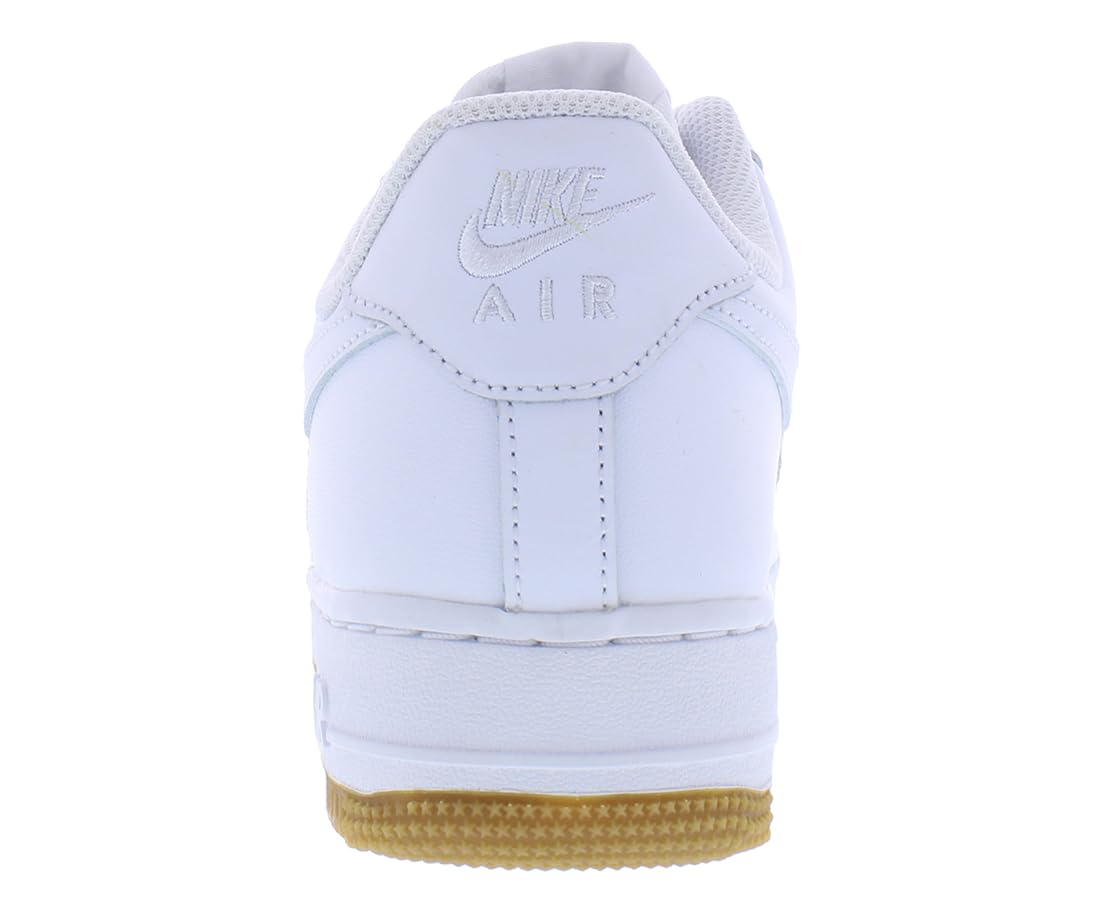 Nike Men's Air Force 1 Low '07 White Sneakers - Classic Casual Shoes for Everyday Wear, Street Style & Basketball Court Fashion
