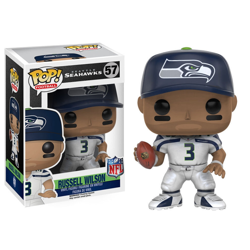 Official NFL Seattle Seahawks Russell Wilson White Jersey - Authentic Football Jersey for Men - Perfect for Game Day, Tailgating & Fan Gear Collection