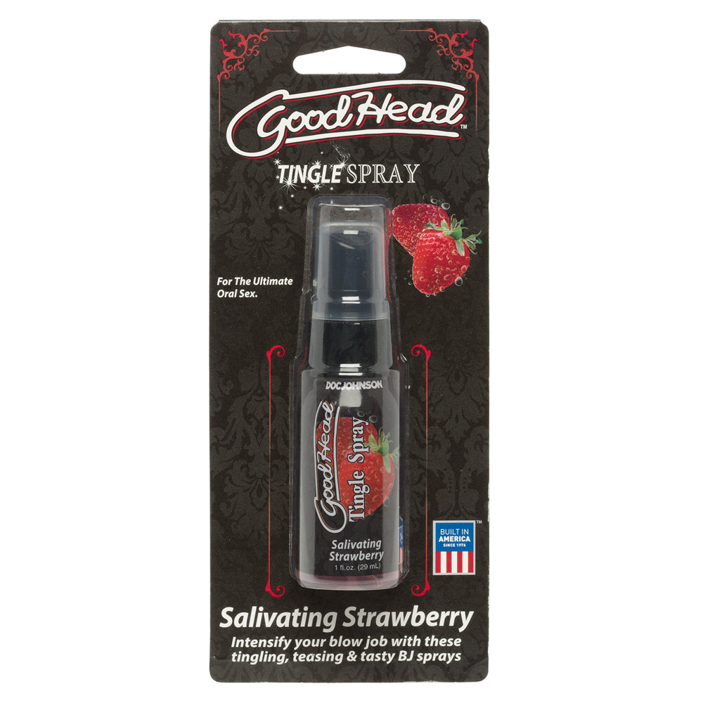 GoodHead Tingle Cooling Oral Stimulant Spray - Minty Fresh Breath Enhancer for Intimate Moments & Sensual Experiences
