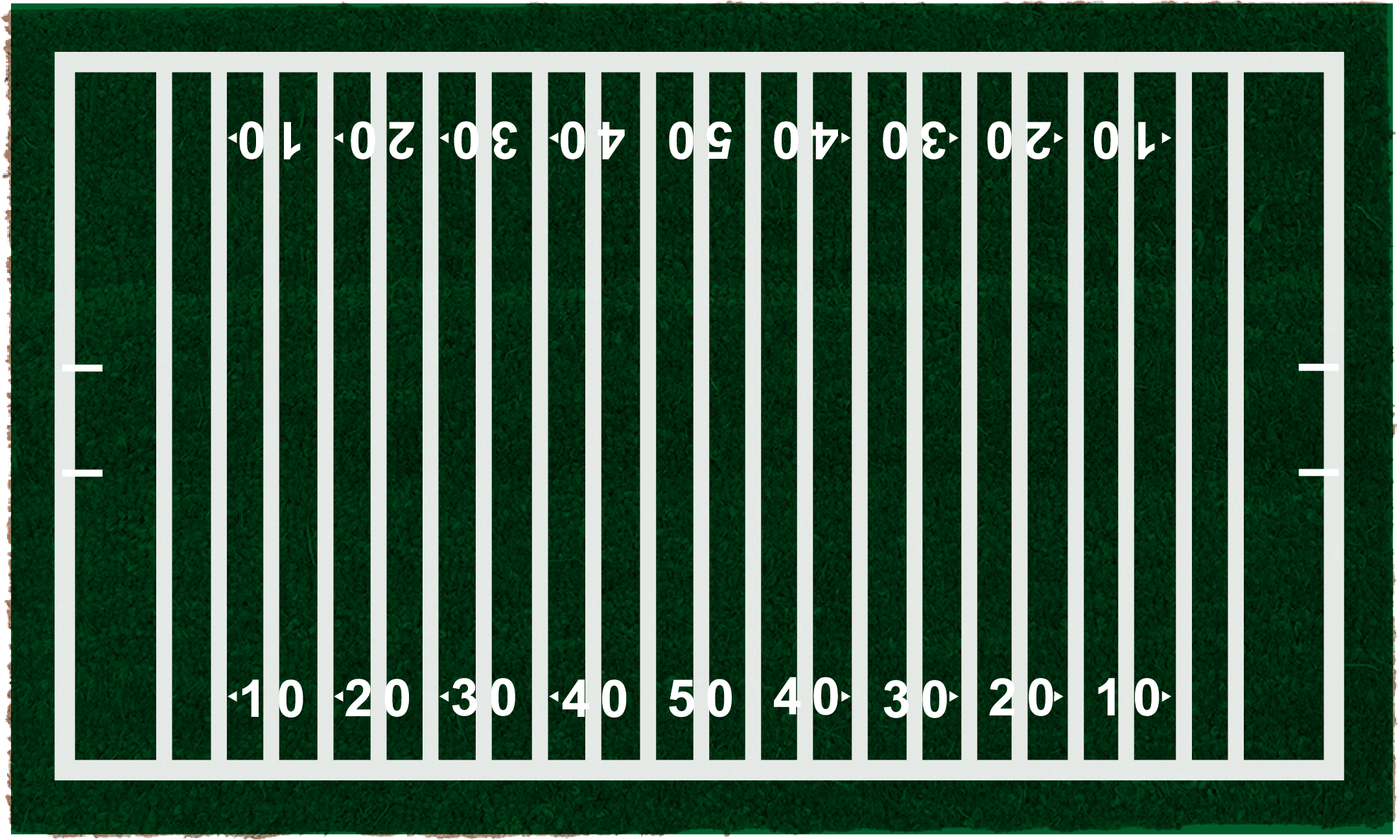 American Football Doormat - Non-Slip NFL Team Logo Welcome Mat for Football Fans - Perfect for Front Door, Game Room, and Tailgate Party Decor