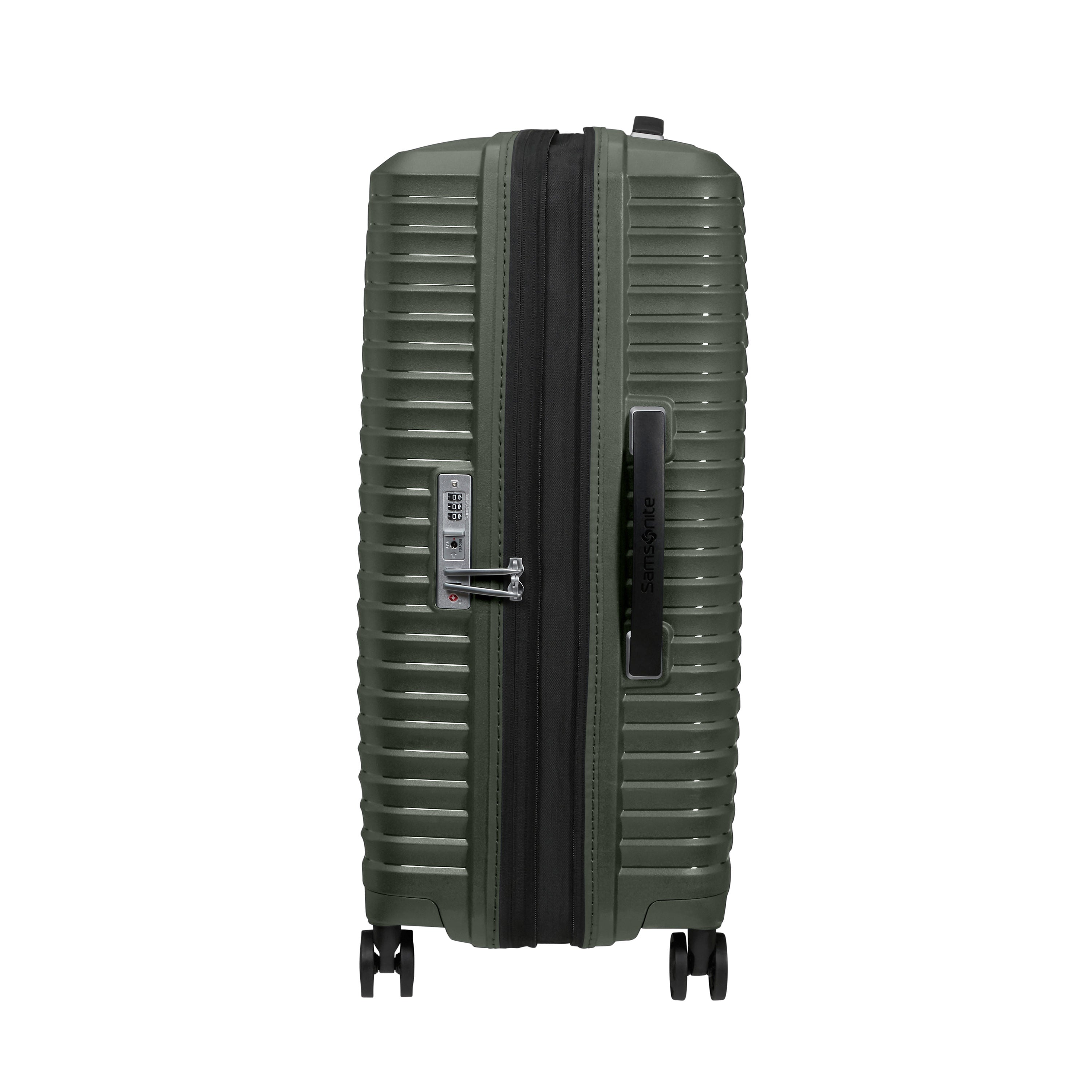 Samsonite Upscape Spinner Expandable 3 Piece Luggage Set - Lightweight Hardside Suitcases with 360° Wheels for Travel, Business & Vacation (Black)
