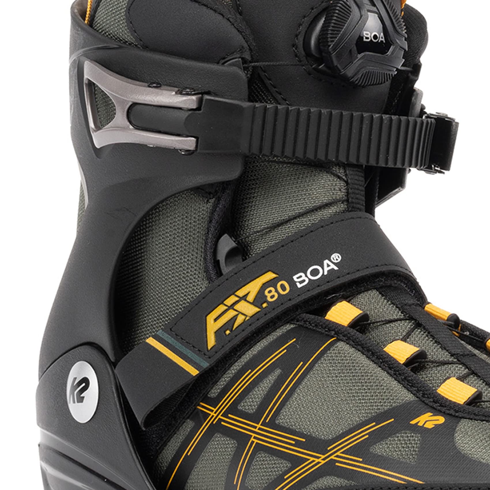 K2 FIT 80 Boa Men's Inline Skates - High-Performance Rollerblades for Fitness, Speed Skating & Urban Commuting