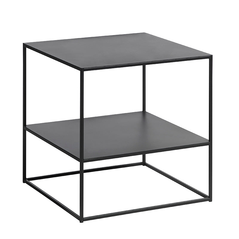 Modern Square PEBBLE Coffee Table 50x50cm Black - Perfect for Living Room, Lounge & Office Decor