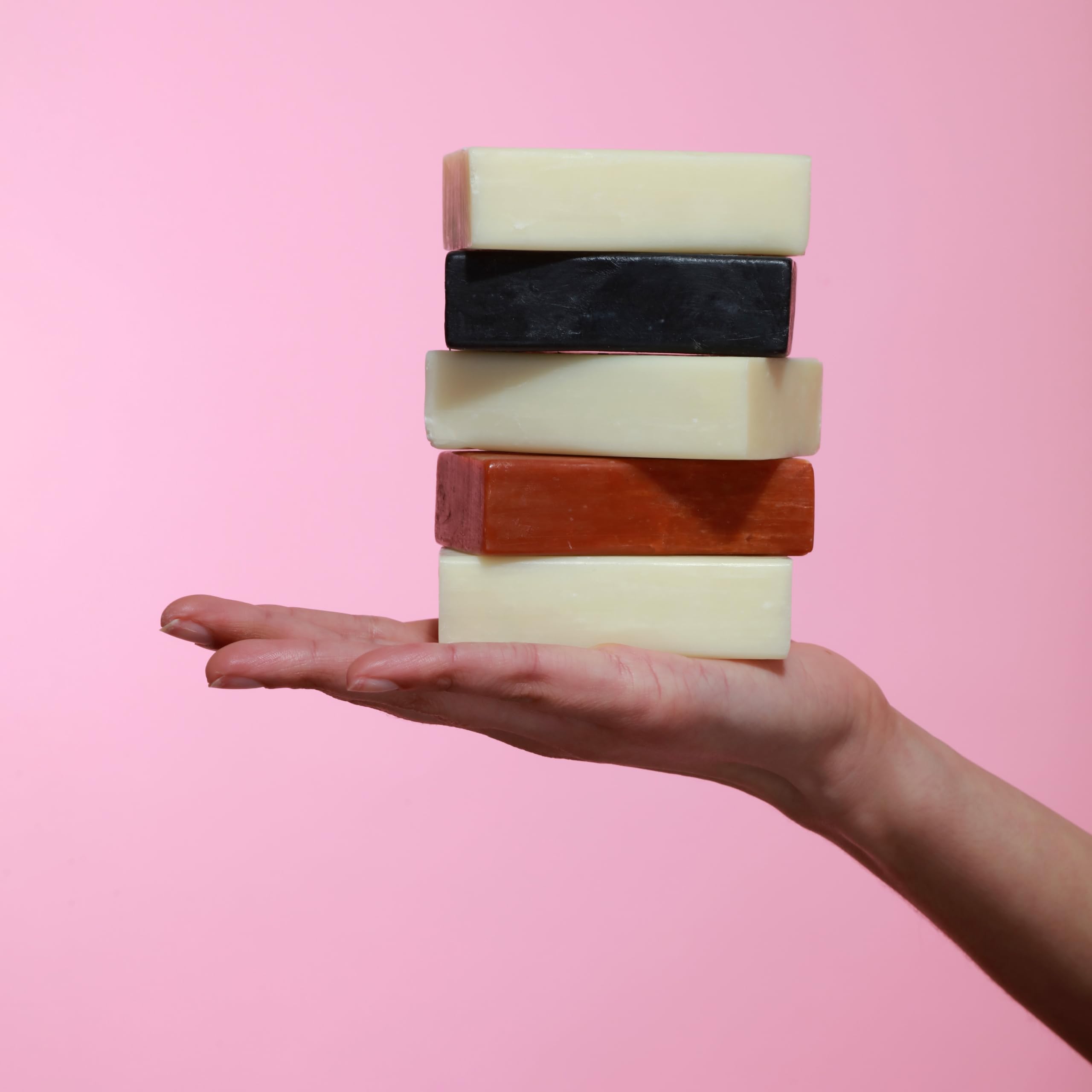 Dr. Natural Castile Bar Soap - Anti-Acne, Hydrating Multipurpose Soap Bar for Face, Body & Hair - Gentle Body Wash with Activated Charcoal - 5 oz - Perfect for Sensitive Skin & Daily Cleansing Routine