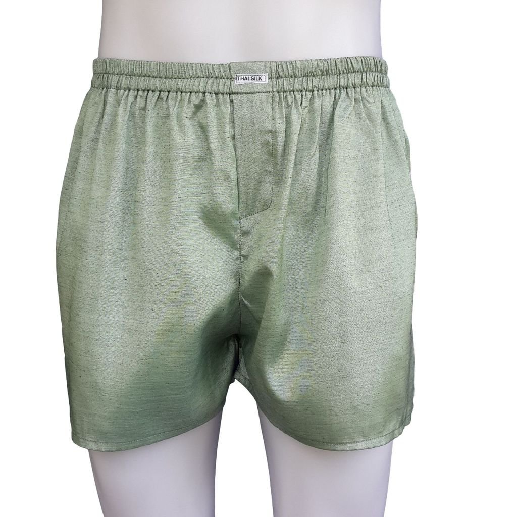 Premium Men's Silk Blend Boxer Shorts - Soft & Breathable Underwear for Sleep & Lounge - 21 Stylish Colors - Ideal for Nightwear, Travel & Relaxation
