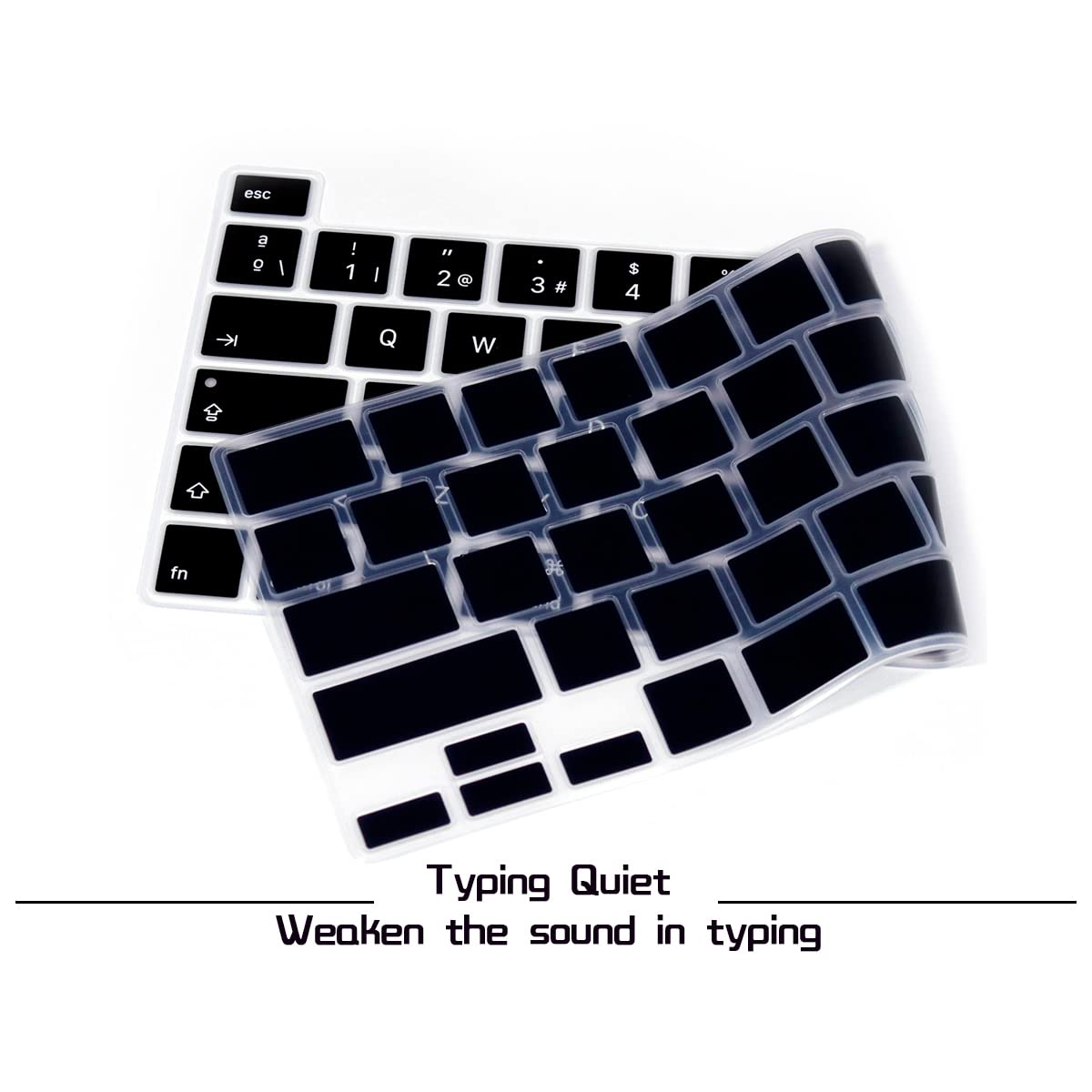 Ultra Thin Spanish Language Silicone Keyboard Cover for MacBook Pro 13