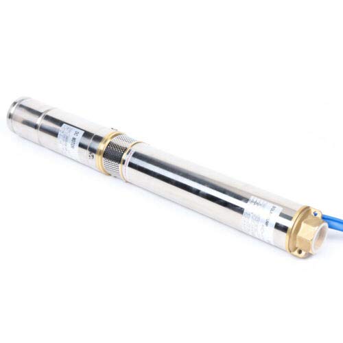 304 Stainless Steel Deep Well Submersible Pump - 3,000L/H High Flow Solar Water Pump for Irrigation, Fountains & Home Water Supply | Durable & Efficient