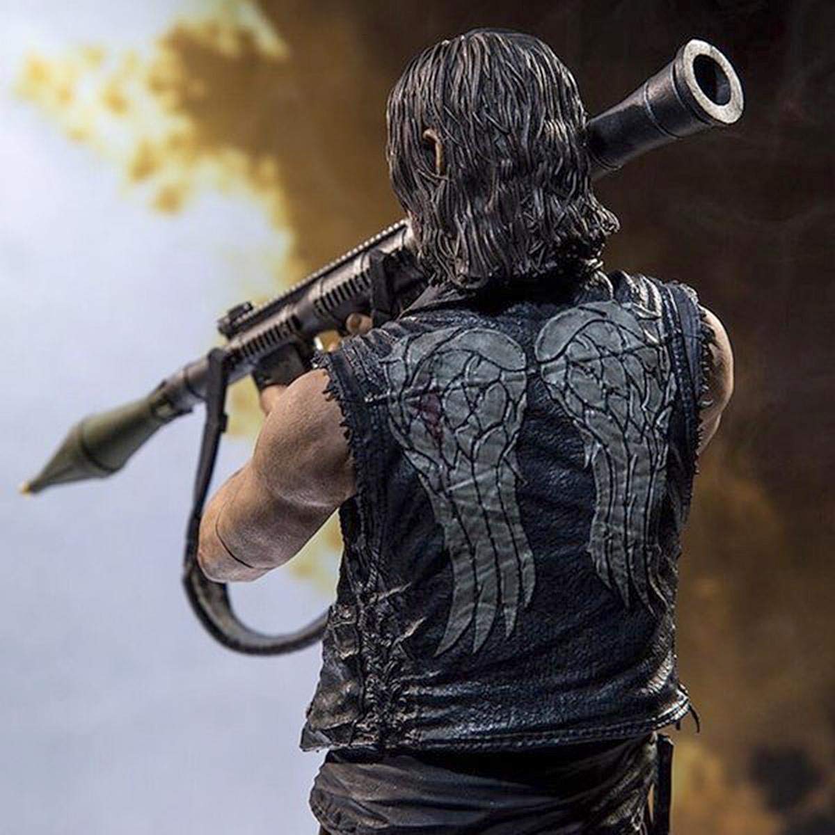 McFarlane Toys The Walking Dead 10-inch Daryl Dixon Deluxe Action Figure - Collectible Zombie Apocalypse Character Model for Display & Role Play