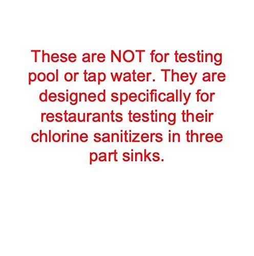 3 Bottles of 0-200 PPM & 1 Bottle of 0-1000 PPM Chlorine Test Strips | Water Testing Kit for Pools, Spas & Drinking Water | Fast & Accurate Water Quality Measurement