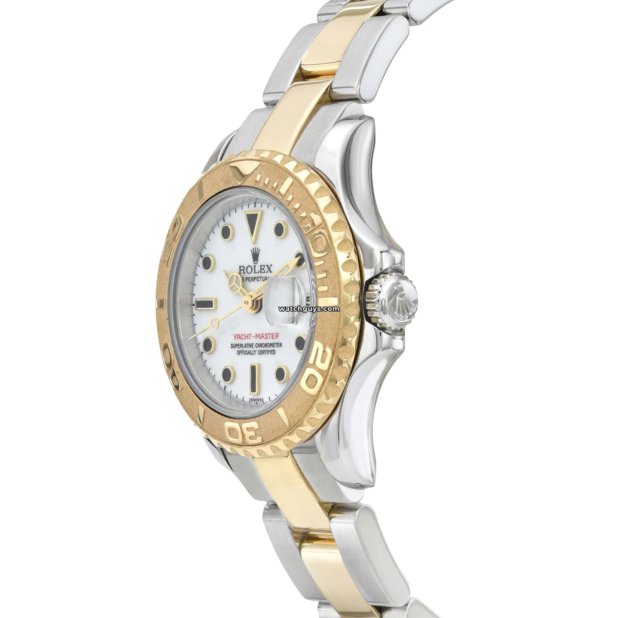 Luxury Rolex Yacht Master 69623 Two-Tone Watch - 18K Gold & Stainless Steel Men's Timepiece for Sailing, Yachting & Formal Occasions