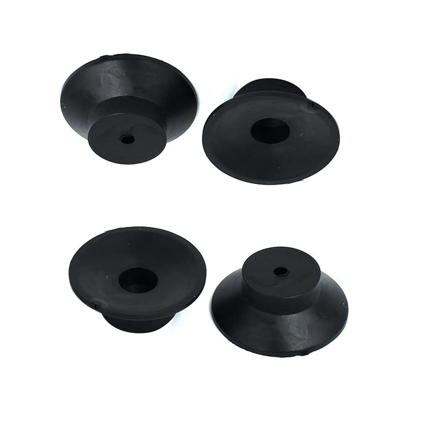 Voron 2 3D Printer Rubber Compressor Feet - 47mm x 18mm Replacement Foot Pads (4pcs, Black) for Noise Reduction & Vibration Damping - Perfect for DIY 3D Printing Workshops & Maker Spaces