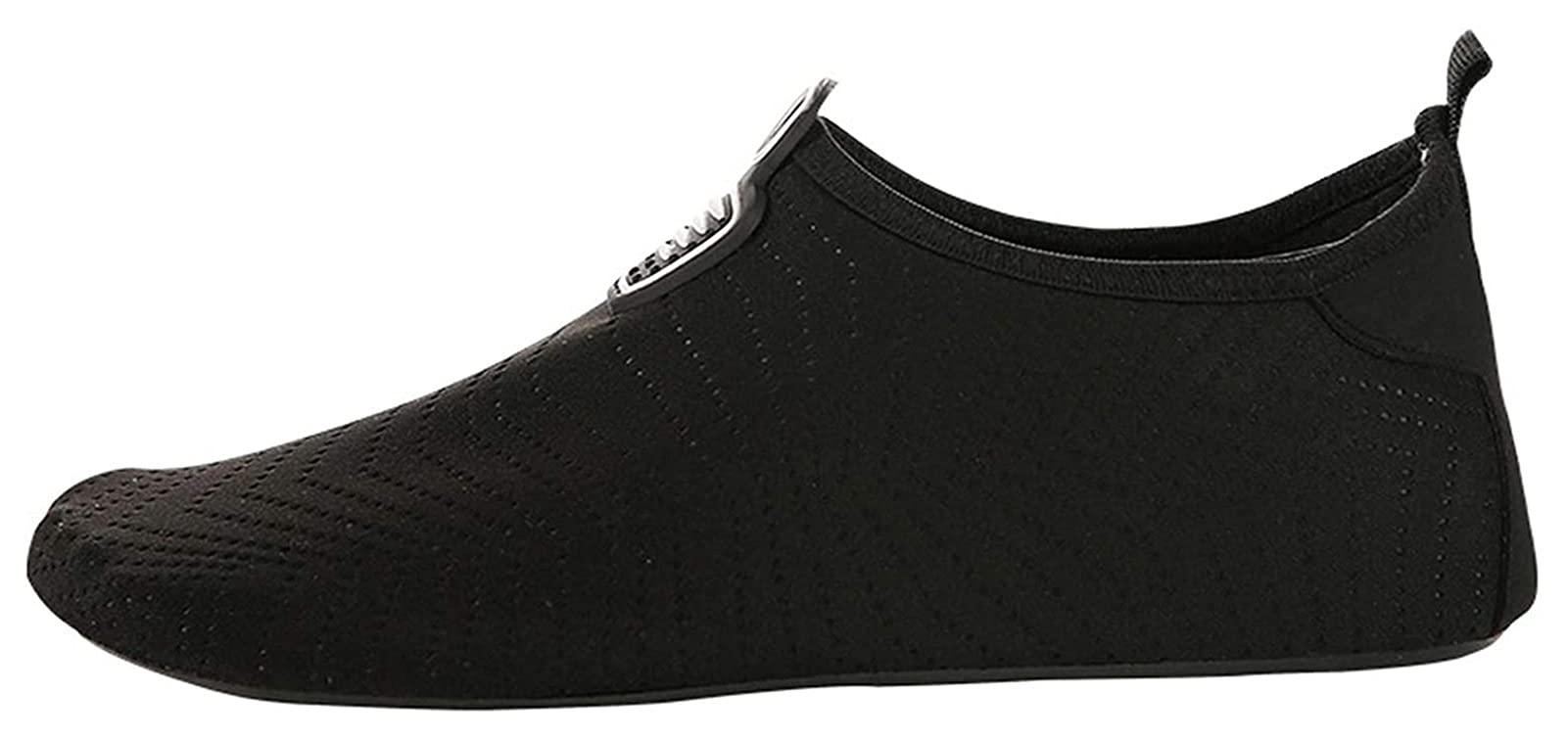 **Unisex Water Shoes for Beach, Swimming & Wading - Barefoot Skin Soft Sole Quick-Dry Aqua Socks (Black, Size 32/33EU) - Ideal for Surfing, Kayaking & Poolside Activities**