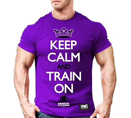 Purple Tee W/ Wt/Bk Art