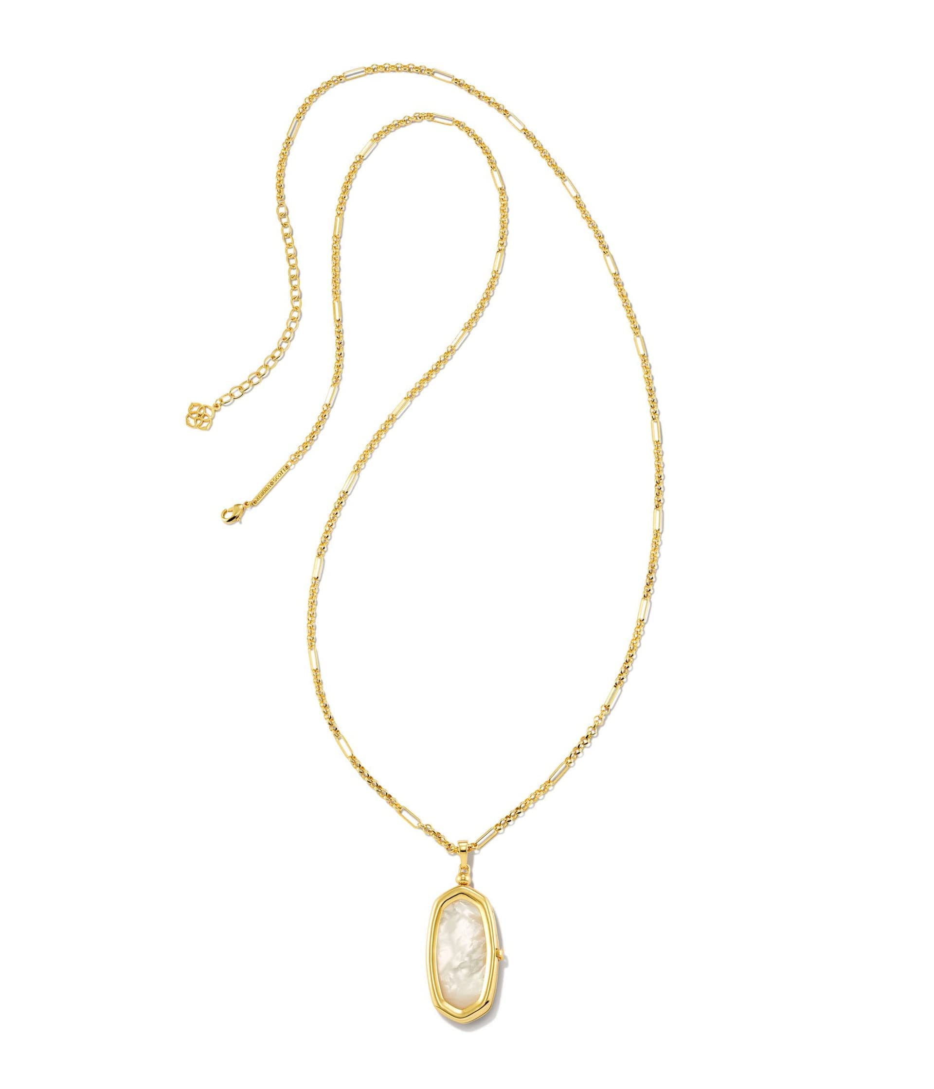 Kendra Scott Elle Locket Necklace Gift Set - Elegant Heart Pendant Jewelry for Women | Valentine's Day, Anniversary & Birthday Gifts | Perfect for Date Nights, Weddings & Special Occasions