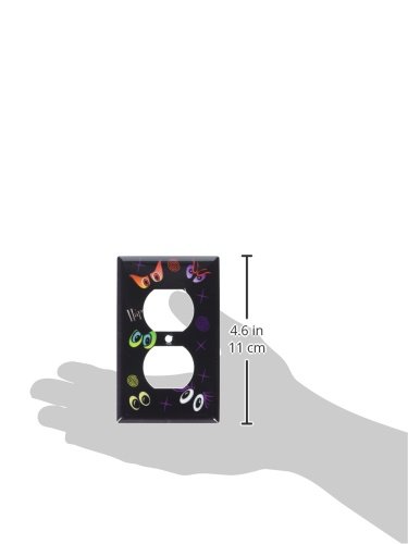 Halloween Art Plates - Decorative Outlet Switch Covers & Wall Plate Covers - Perfect for Spooky Home Decor & Holiday Party Setup