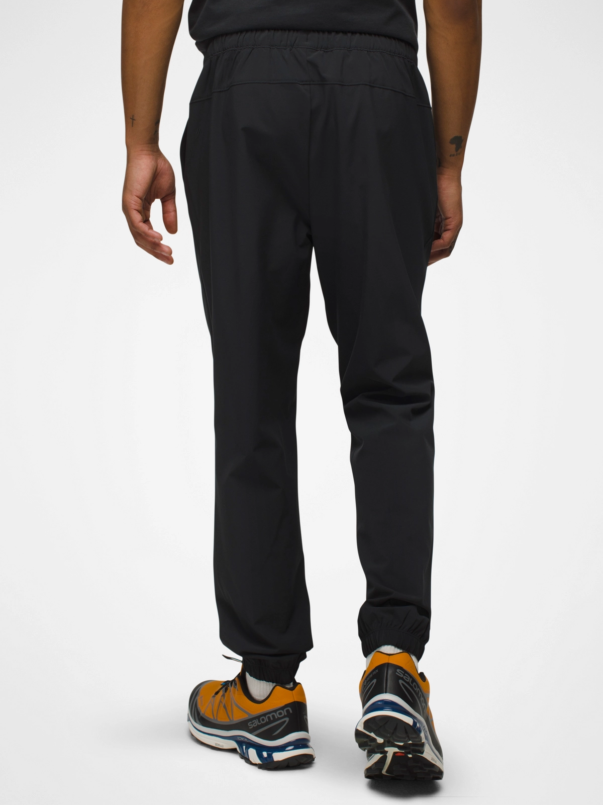 prAna Discovery Trail Performance Jogger Pants for Hiking & Outdoor Activities - Black