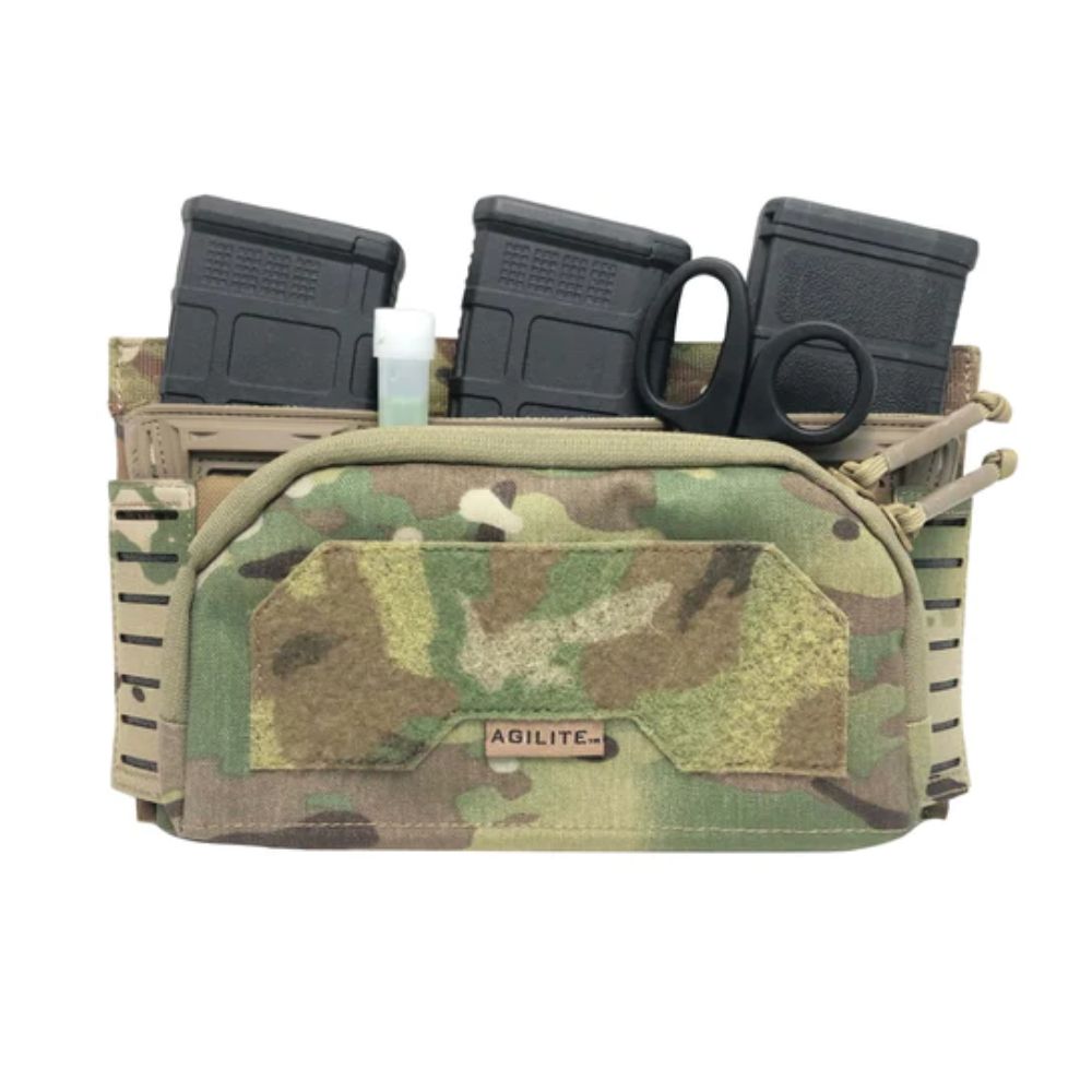 Agilite Pincer Placard 2nd Layer Tactical Admin Pouch - MOLLE Compatible Military Gear for Tactical Vest & Plate Carrier Organization