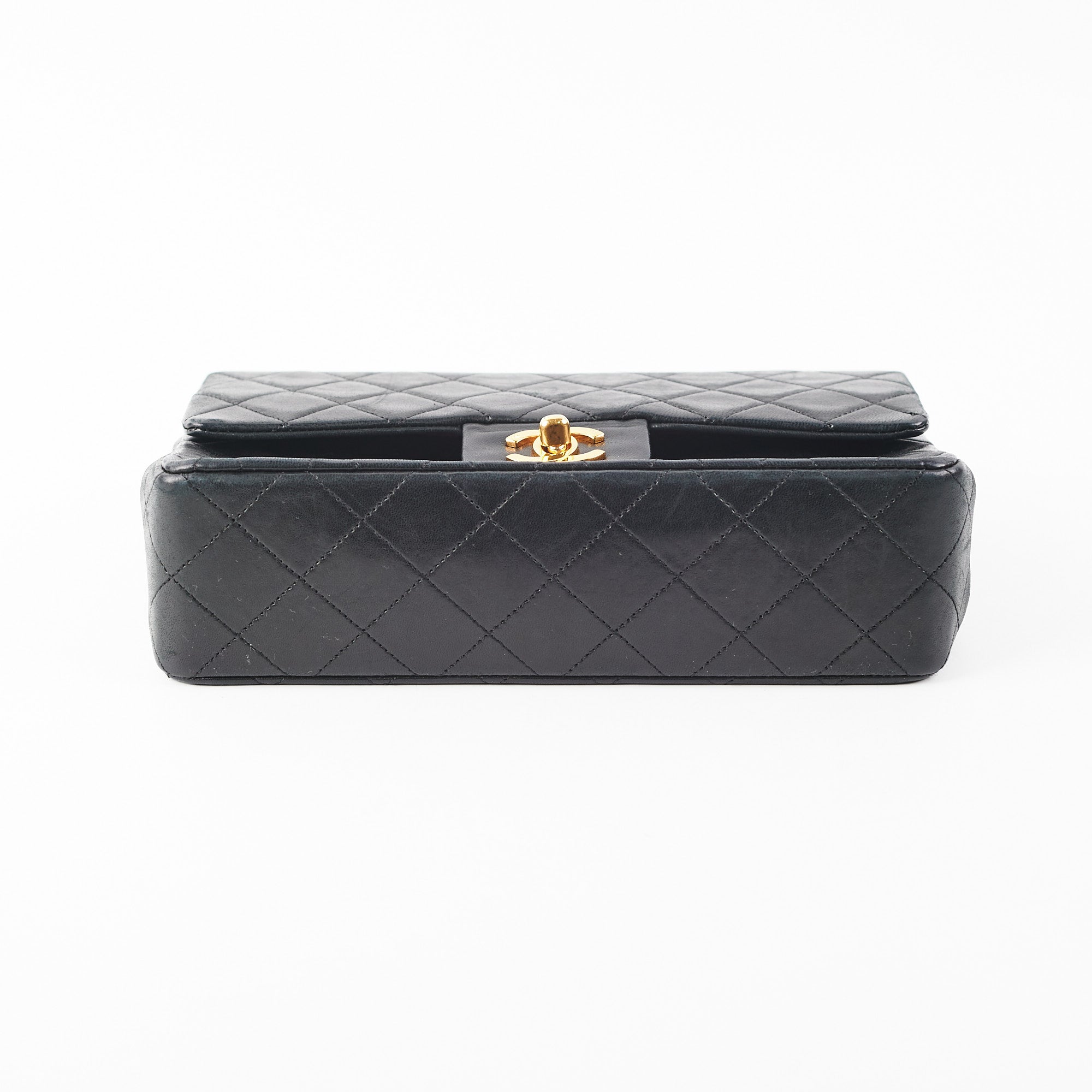 Chanel Small Classic Flap Bag Gold Hardware Black Leather Crossbody Purse for Women | Luxury Designer Handbag for Evening Parties & Date Nights
