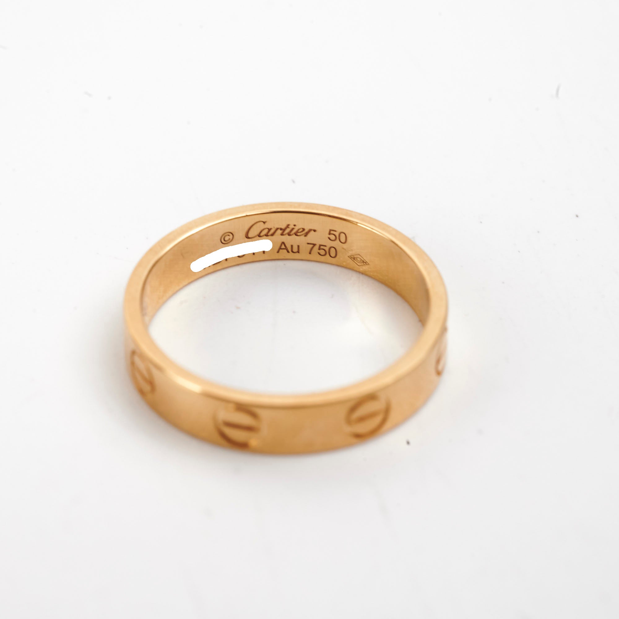 Cartier Small Love Ring 18K Yellow Gold Size 50 - Luxury Wedding Band & Anniversary Gift for Women