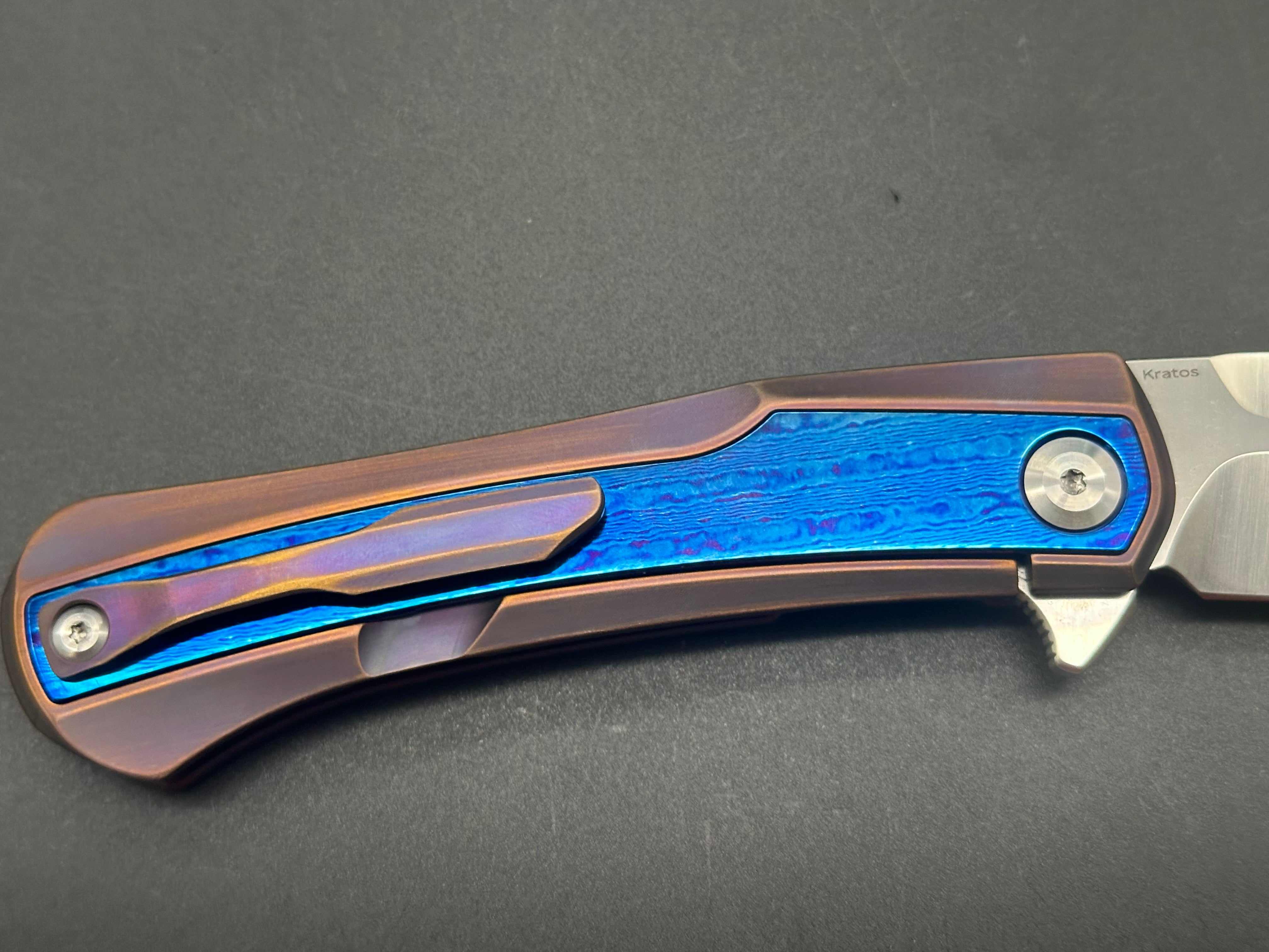 Premium Kansept Kratos Frame Lock Folding Knife - 3.75
