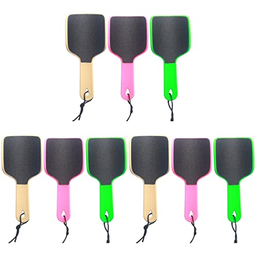 FRCOLOR 9-Piece Foot File Set - Professional Heel Rasp & Callus Remover, Foot Exfoliator & Emery Grinder for Soft Smooth Feet - Perfect for Pedicure, Home Foot Care & Spa Treatment