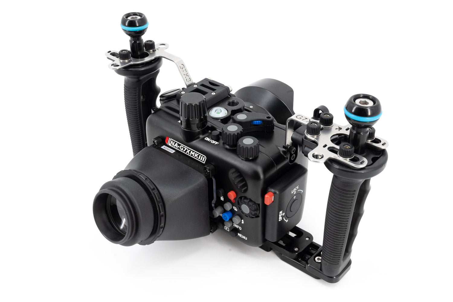 Waterproof Underwater Housing for Canon PowerShot G7X Mark III Camera - Professional Dive Case for Scuba Diving, Snorkeling & Beach Photography