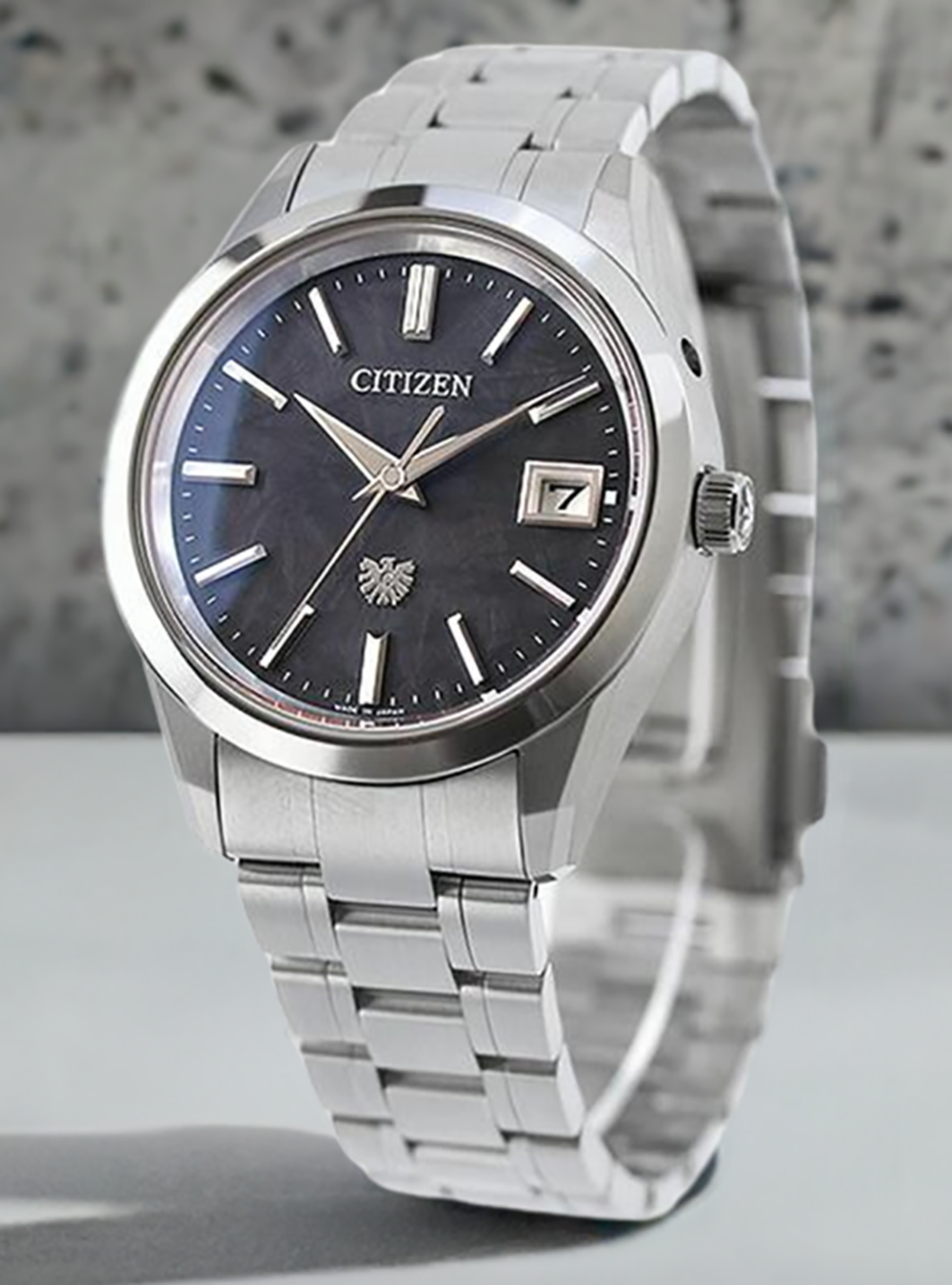 CITIZEN Super Titanium™ AQ4100-57E Men's Watch - Japanese Made JDM - Lightweight & Durable for Business & Casual Wear