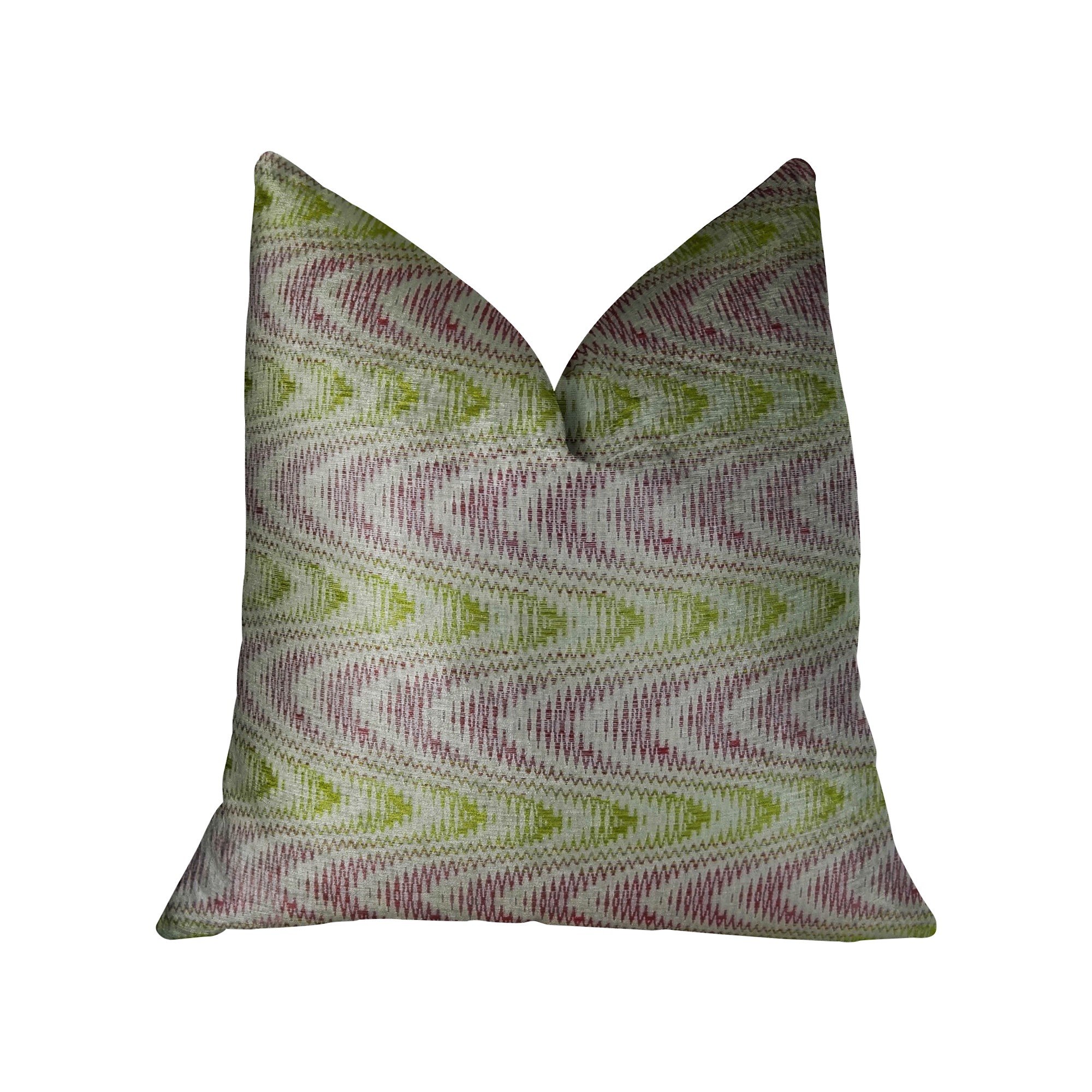Plutus Sound Waves Handmade Luxury Pillow 24x24 Inches - Premium Decorative Throw Pillow for Sofa, Bed & Home Decor - Soft & Stylish Accent Pillow for Living Room, Bedroom & Office