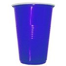16 Oz. Dark Blue Insulated Party Tumbler with Lid & Straw - Perfect for Outdoor Events, Picnics, and Summer Drinks