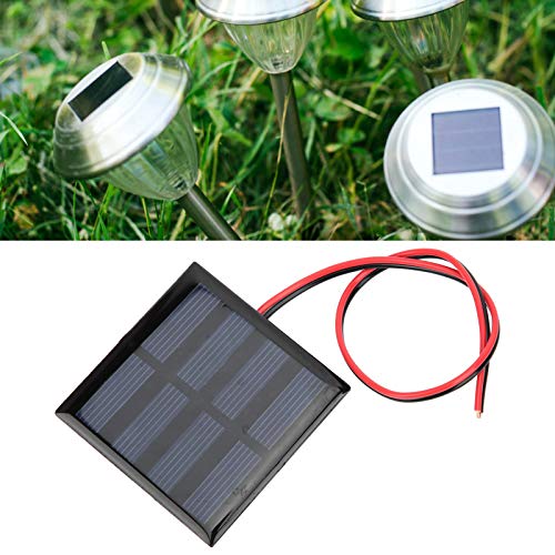 5Pcs 2V Epoxy Solar Panels for Outdoor Landscape Lights - Waterproof, Wind & Snow Resistant - Perfect for Garden, Pathway, and Yard Lighting