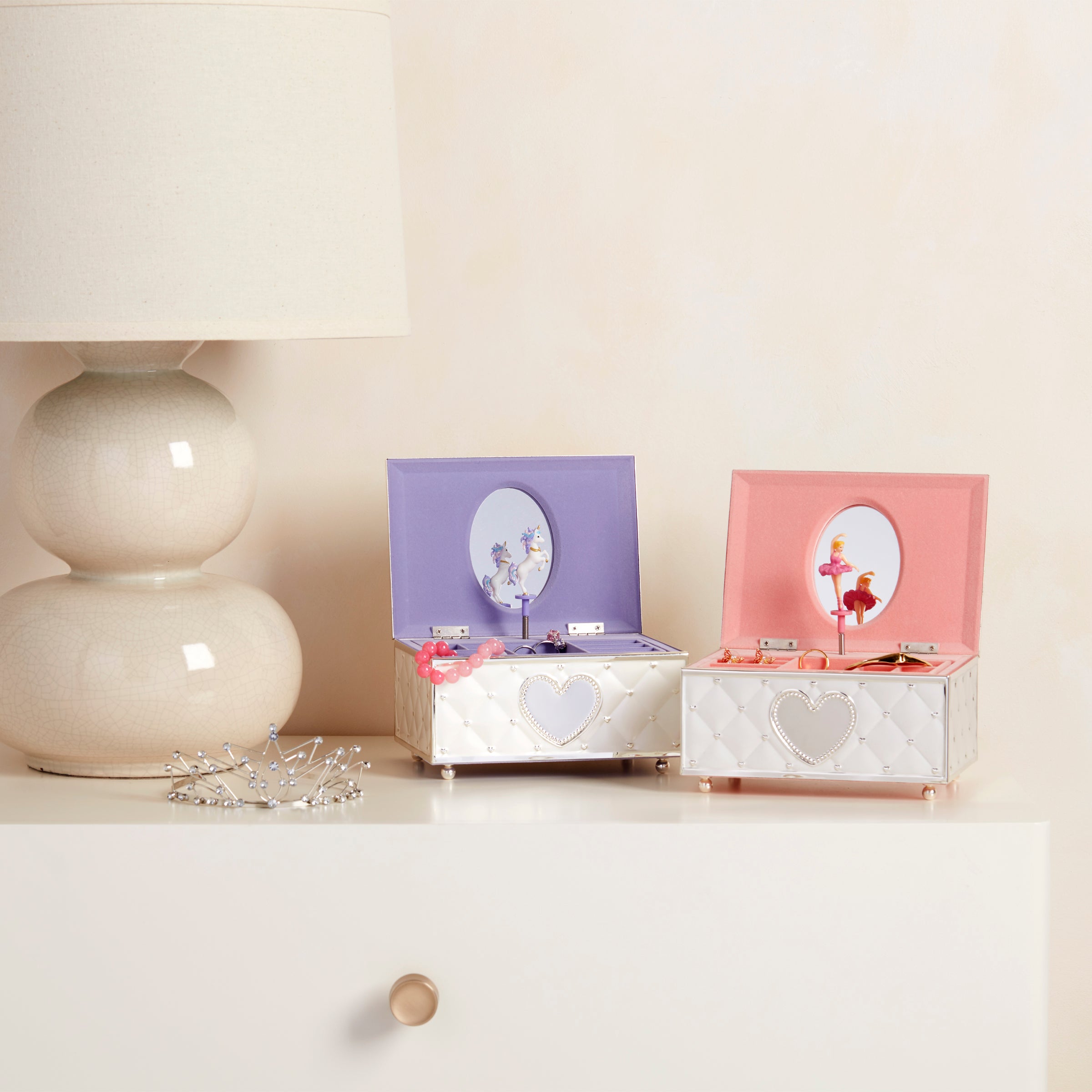 Unicorn Music Jewelry Box for Girls - Magical Musical Jewelry Storage with LED Lights & Ballerina - Perfect Birthday Gift for Kids, Teens | Bedroom Decor, Gift Idea for Daughter, Niece, Granddaughter