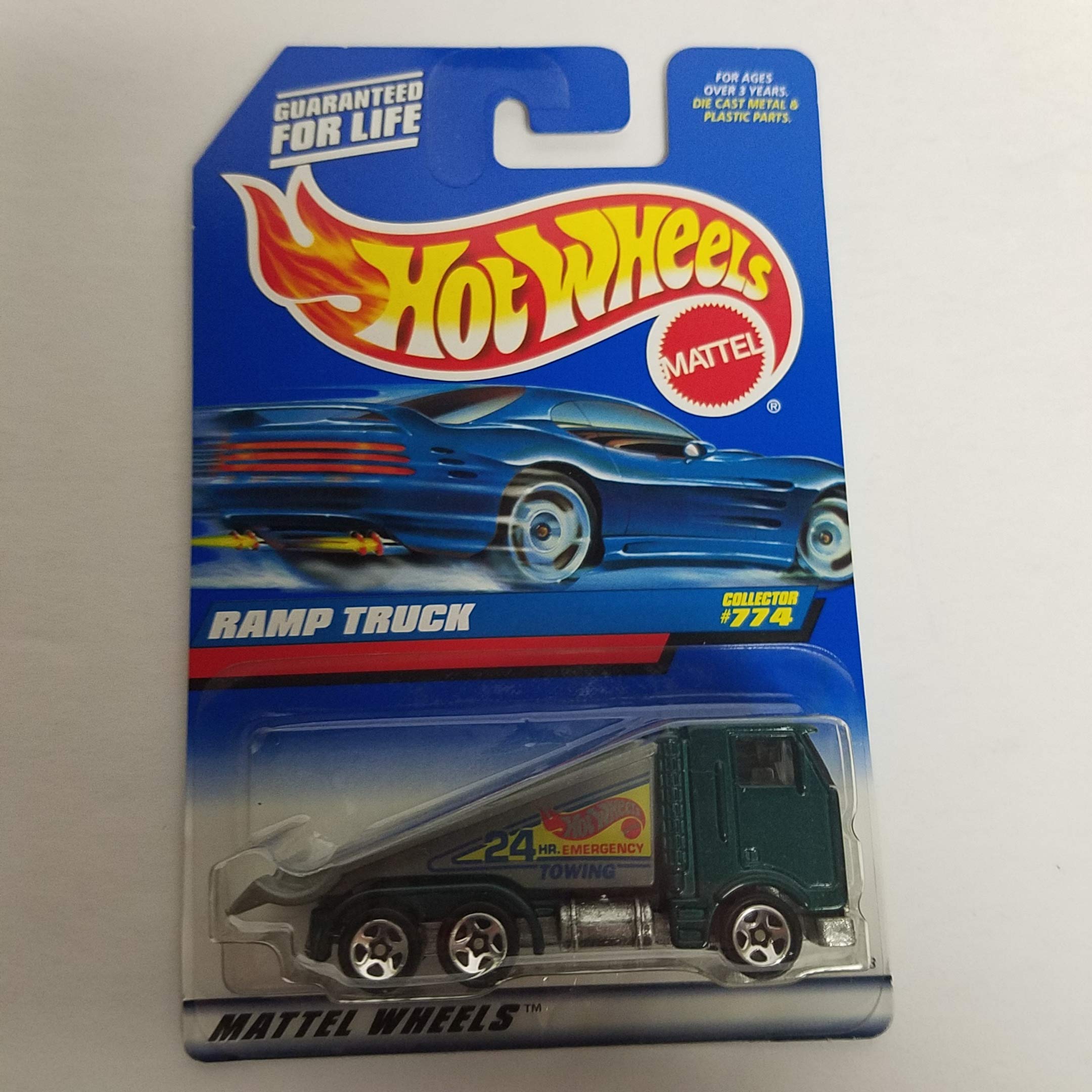 1998 Hot Wheels 1/64 Diecast Ramp Truck Toy Car No. 774 - Collectible Miniature Vehicle for Kids & Adults, Perfect for Display, Play & Racing Scenes